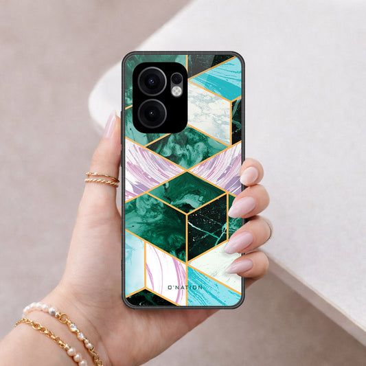 Oppo Reno 13F 5G Cover - O'Nation Shades of Marble Series - HQ Premium Shine Durable Shatterproof Case