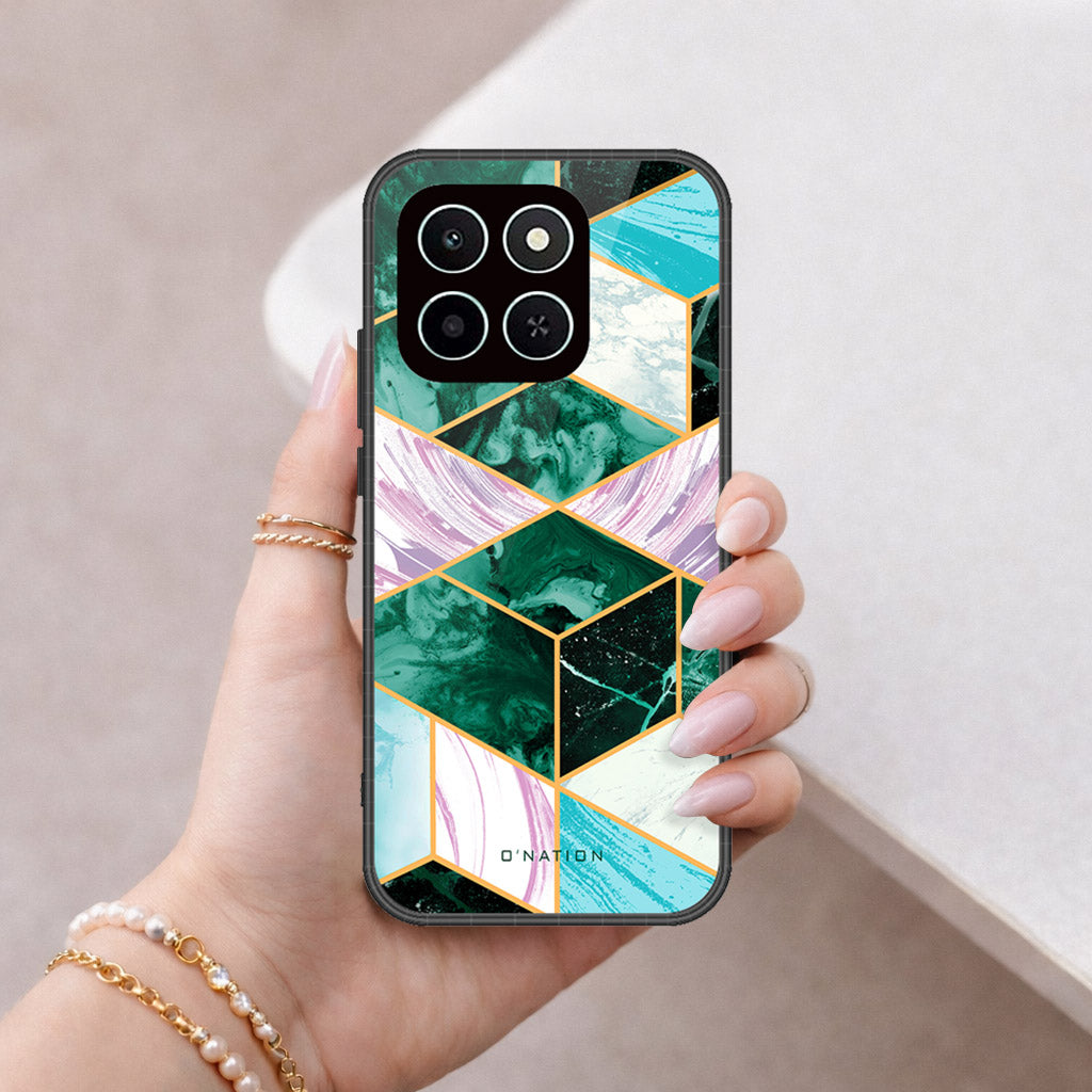 Honor X6c Cover - O'Nation Shades of Marble Series - HQ Premium Shine Durable Shatterproof Case