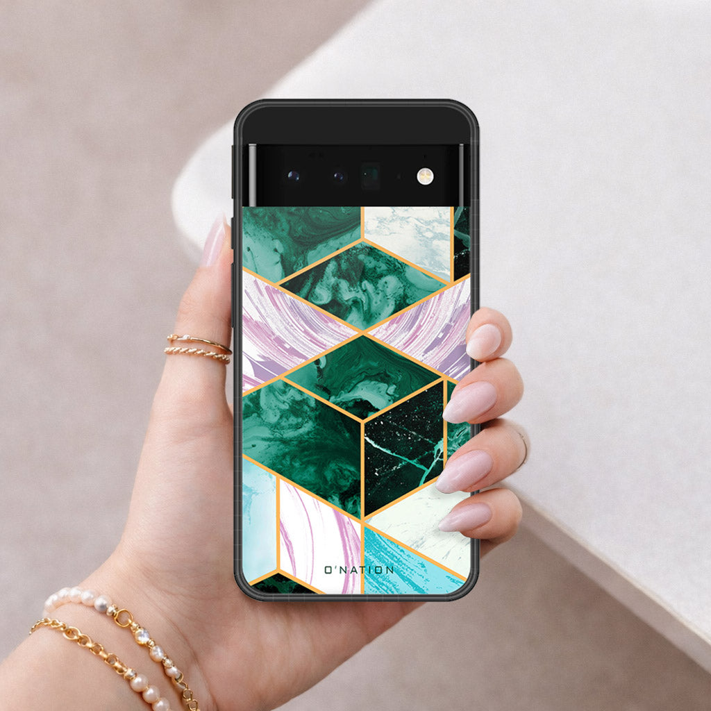 Google Pixel 6 Pro Cover - O'Nation Shades of Marble Series - HQ Premium Shine Durable Shatterproof Case