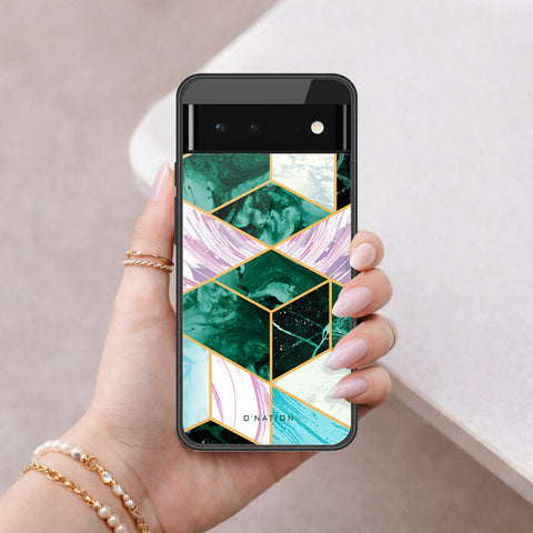 Google Pixel 6 Cover - O'Nation Shades of Marble Series - HQ Premium Shine Durable Shatterproof Case