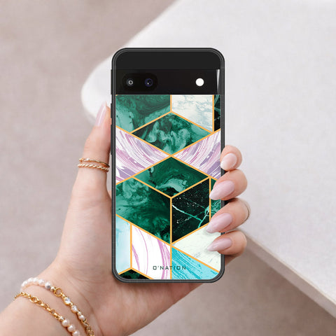 Google Pixel 6a Cover - O'Nation Shades of Marble Series - HQ Premium Shine Durable Shatterproof Case