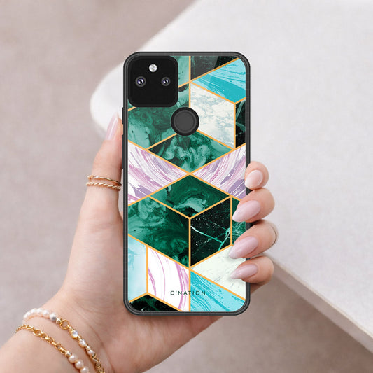 Google Pixel 5a 5G Cover - O'Nation Shades of Marble Series - HQ Premium Shine Durable Shatterproof Case