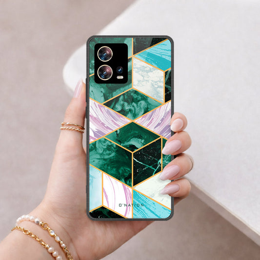 Motorola Moto S30 Pro Cover - O'Nation Shades of Marble Series - HQ Premium Shine Durable Shatterproof Case