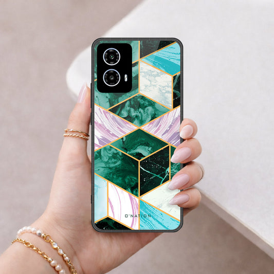 Motorola Moto G35 Cover - O'Nation Shades of Marble Series - HQ Premium Shine Durable Shatterproof Case