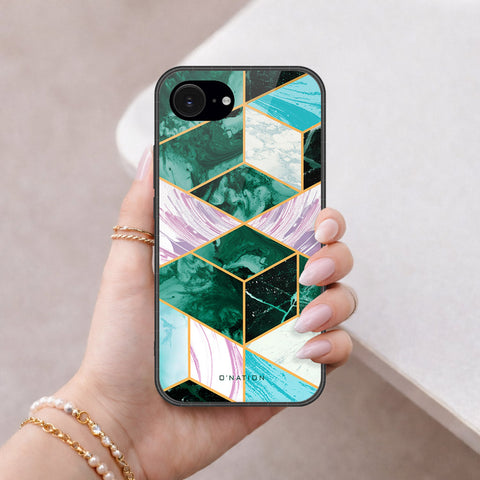 iPhone 16e Cover - O'Nation Shades of Marble Series - HQ Ultra Shine Premium Infinity Glass Soft Silicon Borders Case