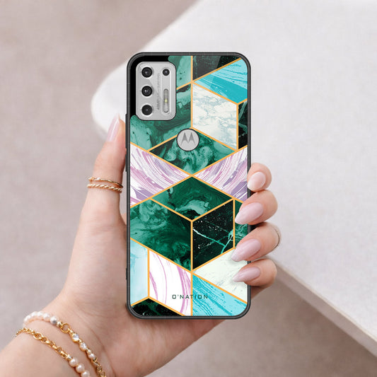 Motorola Moto G Stylus 5G 2021 Cover - O'Nation Shades of Marble Series - HQ Premium Shine Durable Shatterproof Case
