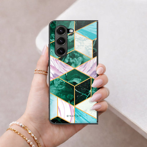 Samsung Galaxy Z Fold 6 5G Cover - O'Nation Shades of Marble Series - HQ Premium Shine Durable Shatterproof Case