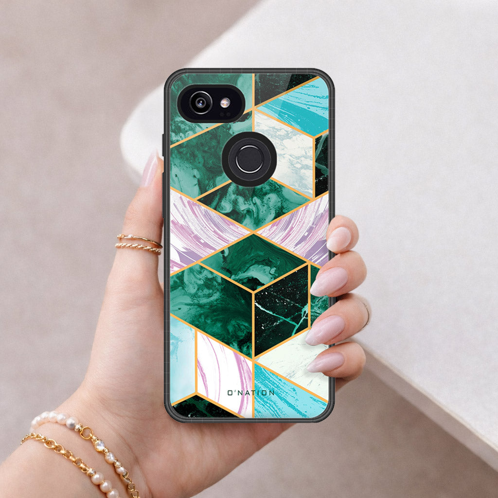 Google Pixel 3 XL Cover - O'Nation Shades of Marble Series - HQ Premium Shine Durable Shatterproof Case