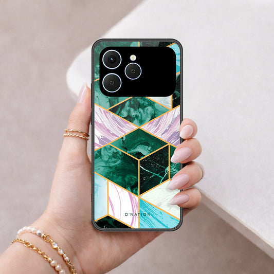 Tecno Spark 40 Cover - O'Nation Shades of Marble Series - HQ Premium Shine Durable Shatterproof Case
