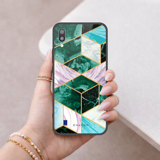 Samsung Galaxy M10 Cover - O'Nation Shades of Marble Series - HQ Premium Shine Durable Shatterproof Case