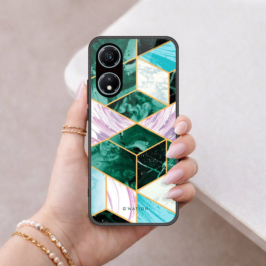 Honor X5 Plus Cover - O'Nation Shades of Marble Series - HQ Premium Shine Durable Shatterproof Case