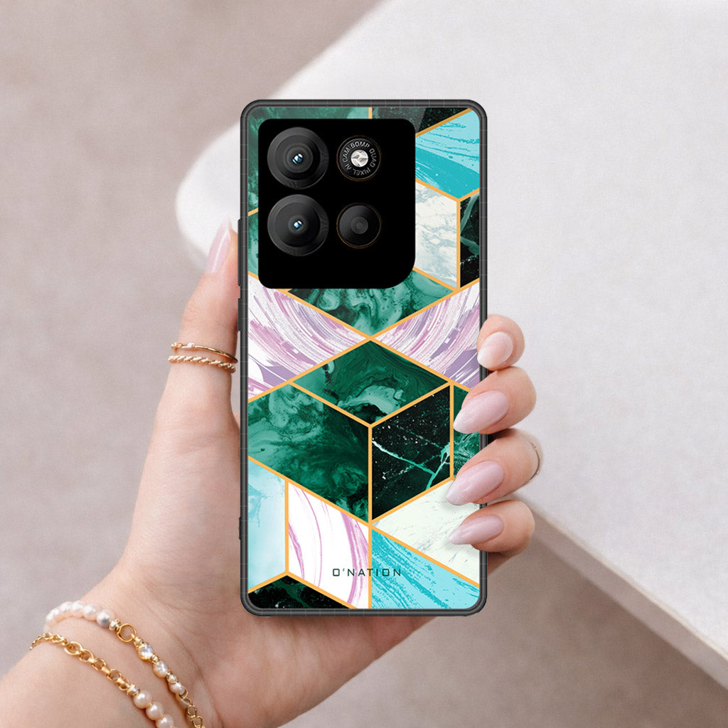 Motorola Moto G15 Cover - O'Nation Shades of Marble Series - HQ Premium Shine Durable Shatterproof Case