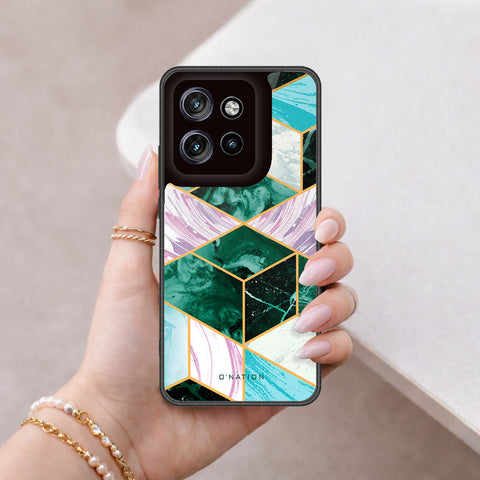 Motorola Edge 50 Neo Cover - O'Nation Shades of Marble Series - HQ Premium Shine Durable Shatterproof Case