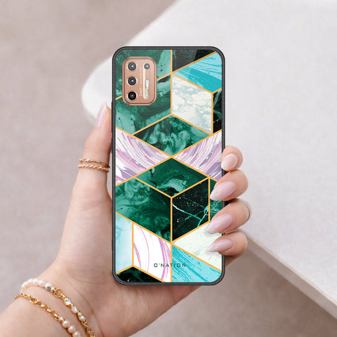 Motorola Moto G9 Plus Cover - O'Nation Shades of Marble Series - HQ Premium Shine Durable Shatterproof Case