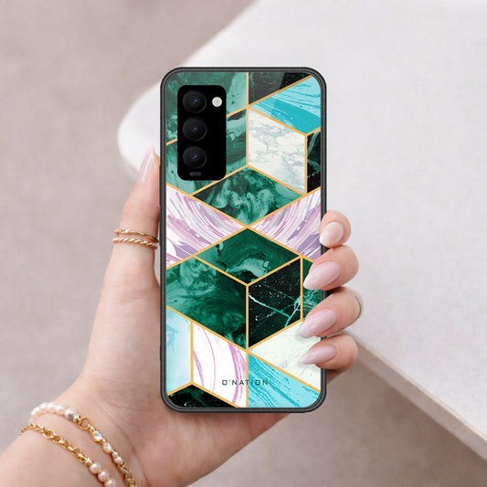 Tecno Camon 18 Cover - O'Nation Shades of Marble Series - HQ Premium Shine Durable Shatterproof Case