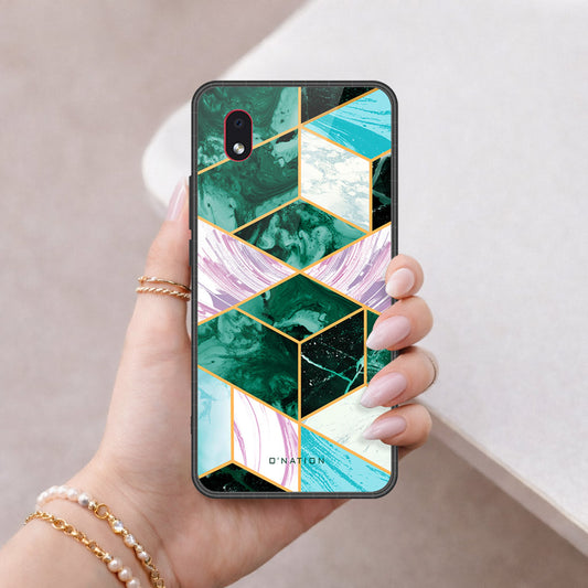 Samsung Galaxy A01 Core Cover - O'Nation Shades of Marble Series - HQ Premium Shine Durable Shatterproof Case