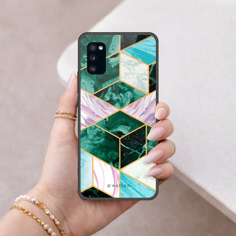Samsung Galaxy A41 Cover - O'Nation Shades of Marble Series - HQ Premium Shine Durable Shatterproof Case