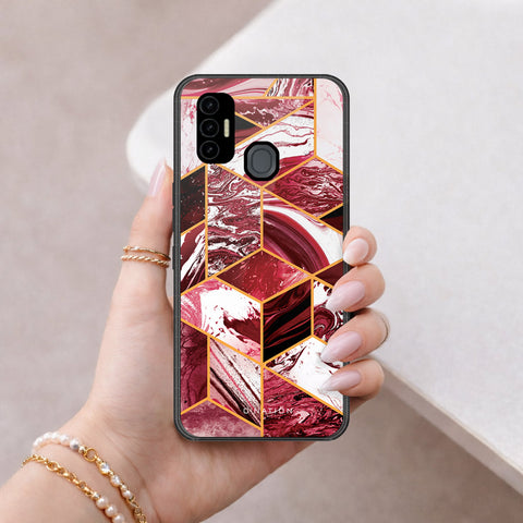 Tecno Spark 7 Cover - O'Nation Shades of Marble Series - HQ Premium Shine Durable Shatterproof Case