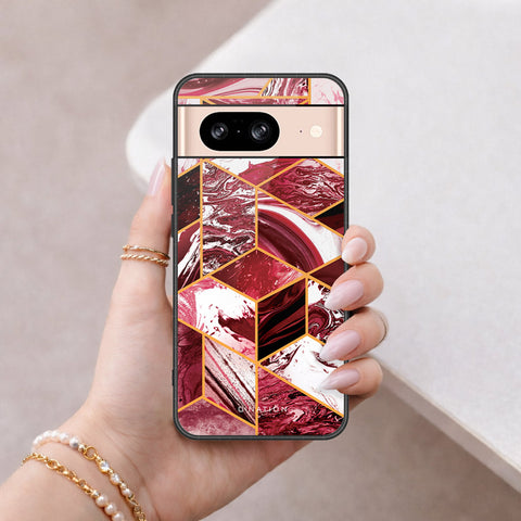 Google Pixel 8 Cover - O'Nation Shades of Marble Series - HQ Premium Shine Durable Shatterproof Case