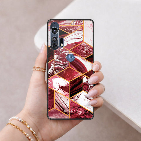Motorola Edge Plus 2020 Cover - O'Nation Shades of Marble Series - HQ Premium Shine Durable Shatterproof Case