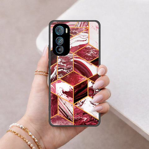Motorola Edge 30 Cover - O'Nation Shades of Marble Series - HQ Premium Shine Durable Shatterproof Case