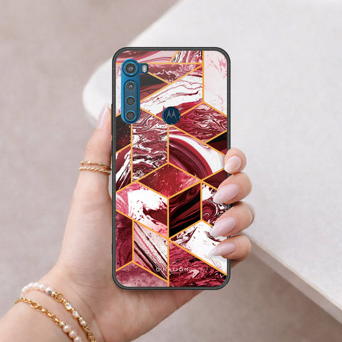 Motorola One Fusion Plus Cover - O'Nation Shades of Marble Series - HQ Premium Shine Durable Shatterproof Case