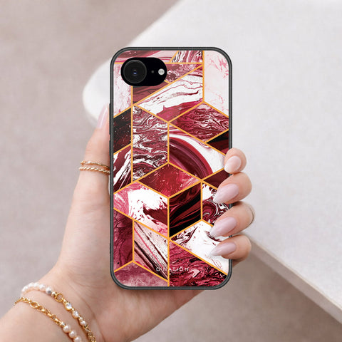 iPhone 16e Cover - O'Nation Shades of Marble Series - HQ Ultra Shine Premium Infinity Glass Soft Silicon Borders Case