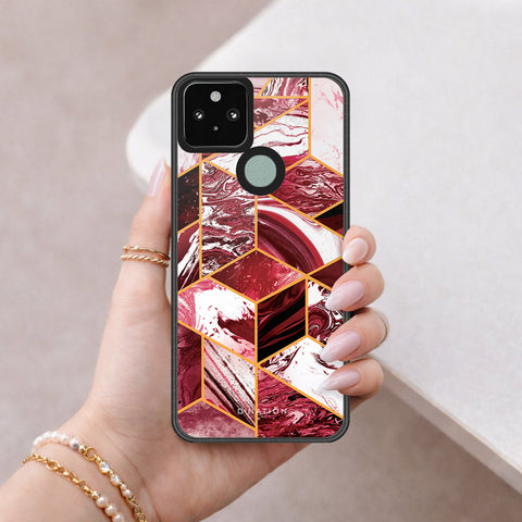 Google Pixel 5 XL Cover - O'Nation Shades of Marble Series - HQ Premium Shine Durable Shatterproof Case