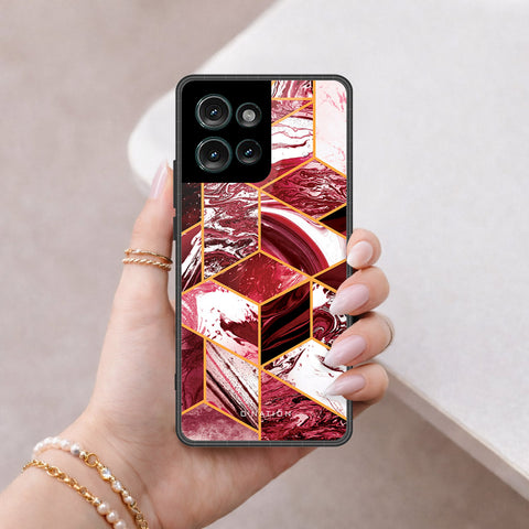 Motorola Edge 50 Cover - O'Nation Shades of Marble Series - HQ Premium Shine Durable Shatterproof Case