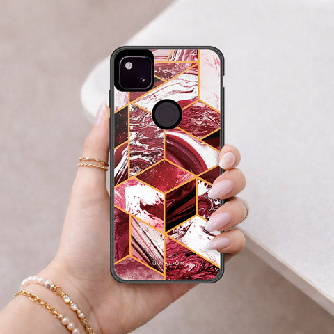 Google Pixel 4a 4G Cover - O'Nation Shades of Marble Series - HQ Premium Shine Durable Shatterproof Case