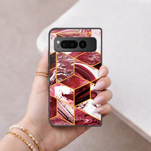 Google Pixel Fold Cover - O'Nation Shades of Marble Series - HQ Premium Shine Durable Shatterproof Case