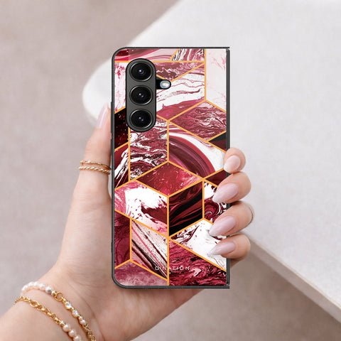 Samsung Galaxy Z Fold 8 Cover - O'Nation Shades of Marble Series - HQ Premium Shine Durable Shatterproof Case