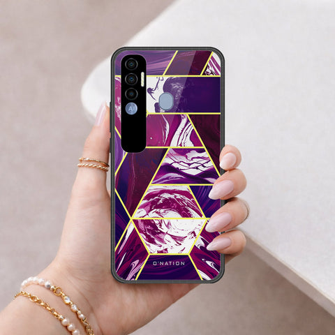 Tecno Spark 7 Pro Cover - O'Nation Shades of Marble Series - HQ Premium Shine Durable Shatterproof Case