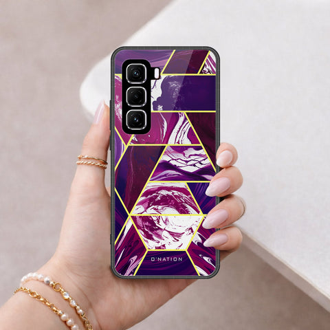 Infinix Hot 50 4G Cover - O'Nation Shades of Marble Series - HQ Premium Shine Durable Shatterproof Case