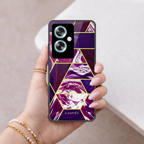 Oppo A79 Cover - O'Nation Shades of Marble Series - HQ Premium Shine Durable Shatterproof Case