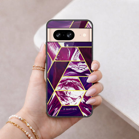 Google Pixel 8 Cover - O'Nation Shades of Marble Series - HQ Premium Shine Durable Shatterproof Case