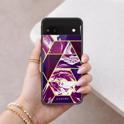 Google Pixel 6a Cover - O'Nation Shades of Marble Series - HQ Premium Shine Durable Shatterproof Case