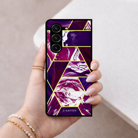 Samsung Galaxy Z Fold 5 5G Cover - O'Nation Shades of Marble Series - HQ Premium Shine Durable Shatterproof Case