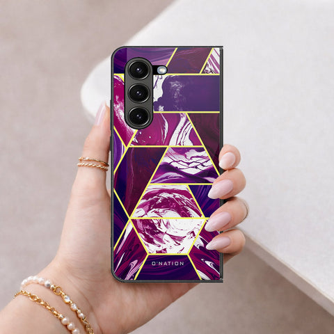 Samsung Galaxy Z Fold 6 5G Cover - O'Nation Shades of Marble Series - HQ Premium Shine Durable Shatterproof Case