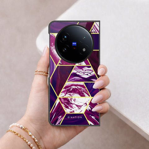 Vivo X Fold 5 Cover - O'Nation Shades of Marble Series - HQ Premium Shine Durable Shatterproof Case