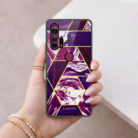 Motorola Edge Plus Cover - O'Nation Shades of Marble Series - HQ Premium Shine Durable Shatterproof Case