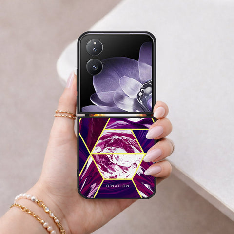 Xiaomi Mix Flip Cover - O'Nation Shades of Marble Series - HQ Premium Shine Durable Shatterproof Case