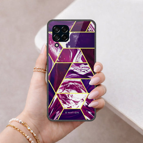 Samsung Galaxy F12 Cover - O'Nation Shades of Marble Series - HQ Premium Shine Durable Shatterproof Case