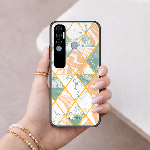Tecno Spark 7 Pro Cover - O'Nation Shades of Marble Series - HQ Premium Shine Durable Shatterproof Case