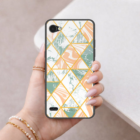 LG Q6 Plus Cover - O'Nation Shades of Marble Series - HQ Premium Shine Durable Shatterproof Case
