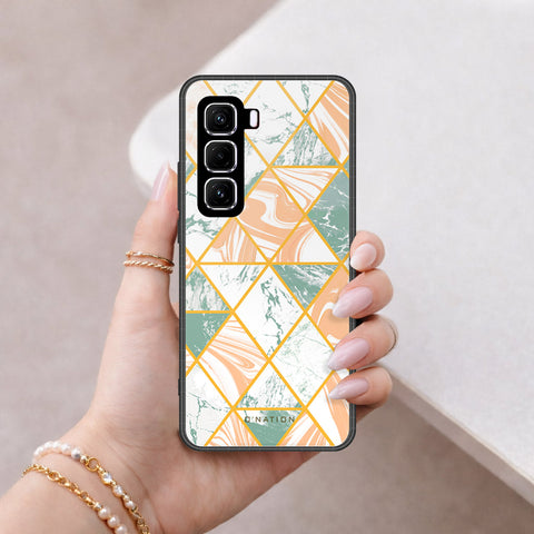Infinix Hot 50 4G Cover - O'Nation Shades of Marble Series - HQ Premium Shine Durable Shatterproof Case