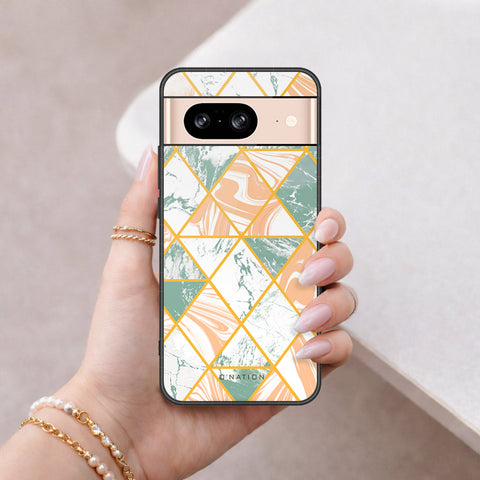 Google Pixel 8 Cover - O'Nation Shades of Marble Series - HQ Premium Shine Durable Shatterproof Case