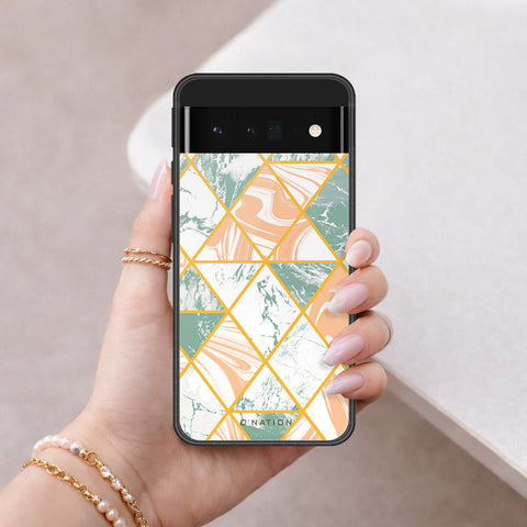Google Pixel 6 Pro Cover - O'Nation Shades of Marble Series - HQ Premium Shine Durable Shatterproof Case