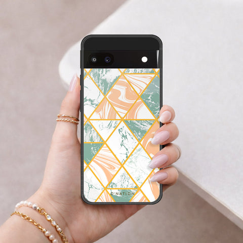 Google Pixel 6a Cover - O'Nation Shades of Marble Series - HQ Premium Shine Durable Shatterproof Case