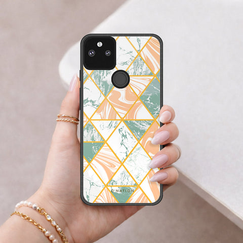 Google Pixel 5a 5G Cover - O'Nation Shades of Marble Series - HQ Premium Shine Durable Shatterproof Case
